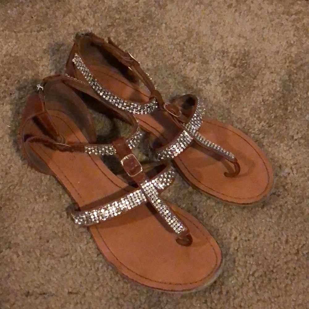 Crystal sandals